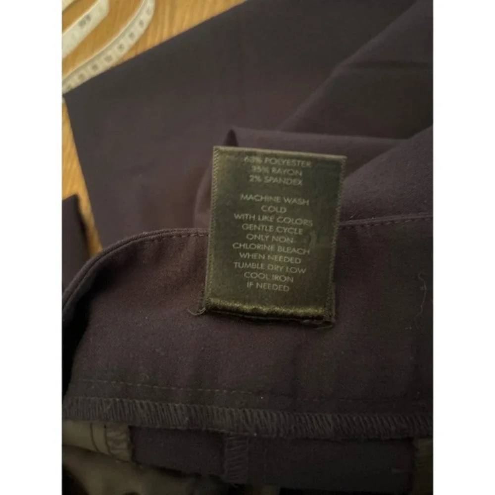 Ann Taylor womens slacks size 8 modern‎ dress pants black